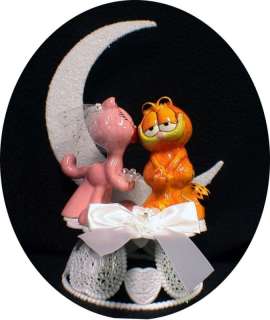 Garfield & Arlene KISS Wedding Cake Topper Cat Kitty  