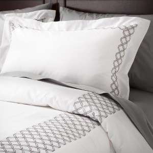 Target Mobile Site   Fieldcrest® Luxury Embroidered Hotel Duvet Set 