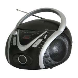  Portable /CD Player with AM/FM Stereo Radio & USB Input BoomBox 