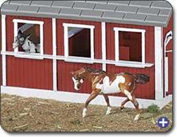 Stablemates Red Stable Set is suitable for boys and girls, ages four 