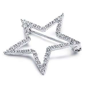  Sterling Silver Brooches Star Brooche Jewelry