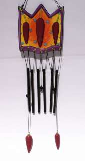 Chili Peppers Ceramic Tile Wind Chime New  