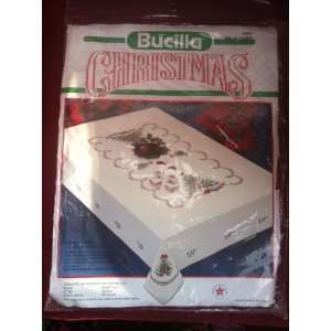 Bucilla Christmas   Holiday Tree Stamped Cross Stitch 
