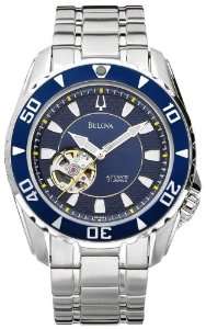   Marine Star Automatic Stainless Steel Bracelet Watch Bulova Watches