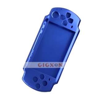 Blue ALUMINUM COVER HARD CASE FOR SONY PSP 2000 SLIM  