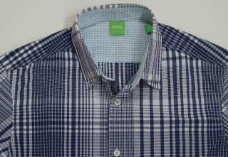   BOSS GREEN Men Bugsville Check Leisure L/S Sport Shirts NEW NWT $145