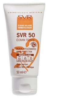SVR 50 ECRAN SPF 50 + Tinted Sunscreen Dry Skin NEW   