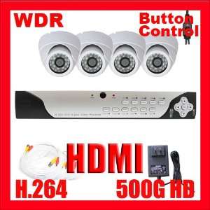   IR LEDs CCTV Surveillance Video Camera System Package