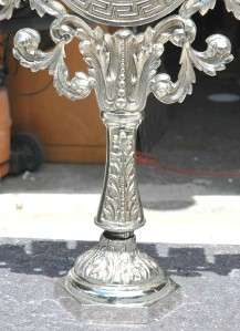 GREAT GOTHIC BRONZE CANDELABRAS FROM A CHURCH 11JJ17  