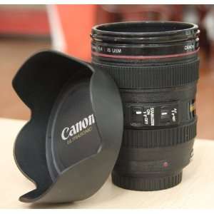   Canon Lens Style Ef 24 105mm Lens Pen Holder with Flower Shaped Cup
