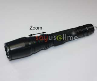 1600 Lm Zoomable CREE XML T6 LED Flashlight Torch Light  