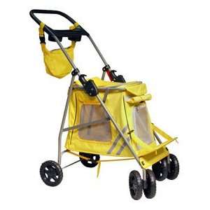    Yellow Bumble Bee Pet Stroller & Carrier Bag Comb