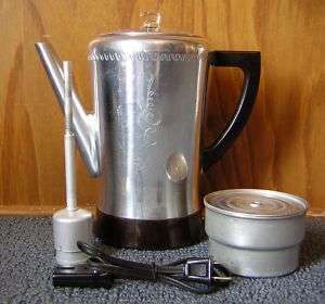 Vintage WEST BEND Coffee Percolator FLAVO MATIC 8 Cup  