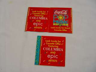 80s Coca Cola Coke Unopened Pop Music Cassette Offer  