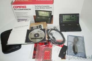 Compaq C120 PC Companion Handheld (Windows CE) w/ Accessories  