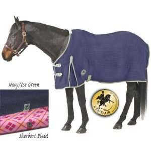  Centaur Wickster Anti Sweat Sheet Grey/Pink Plaid, Horse 