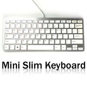 Mini Super Slim USB 2.0 Keyboard PC Windows 7 Vista XP  