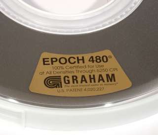 NEW GRAHAM 2400 6250 1600 CPI COMPUTER TAPE BPI 1 Reel  