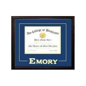  Emory University Cherry Wood Spirit Diploma Frame Sports 