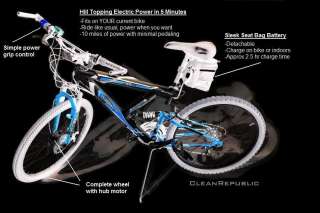 Electric bicycle hub motor conversion kit WITH battries  