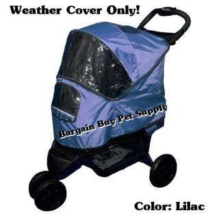 Pet Gear Sportster Stroller WEATHER COVER Lilac 810684004832  