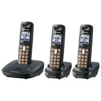 the panasonic kx tg6413t digital cordless phones comes with 3 handsets 