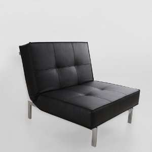  New Spec Sofa Bed 03 Single Chair Bed in Black   416002 