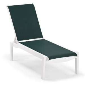   Sling Stackable Chaise Lounge with Wheels Patio, Lawn & Garden