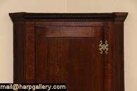 English Oak Hanging Corner Cupboard  