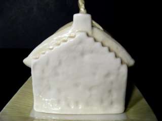   LIMPET YELLOW COVERED BUTTER DISH (COUNTRY IRISH COTTAGE)  