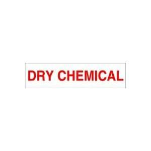  Labels DRY CHEMICAL 2 x 8 Adhesive Dura Vinyl