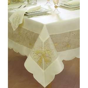   Hedaya Boughs of Holly 60 x 140 Oblong Tablecloth