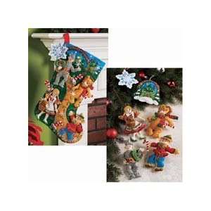 Christmas in Oz Felt & Beading Stocking & Ornaments Kits 
