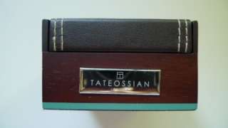 Tateossian Tonneau Purple Cuff Links Authentic New $325  