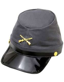  Adult Civil War Confederate Officer Soldier Kepi Hat 
