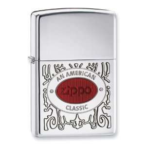  Zippo An American Classic Armor High Polish Chrome Lighter 