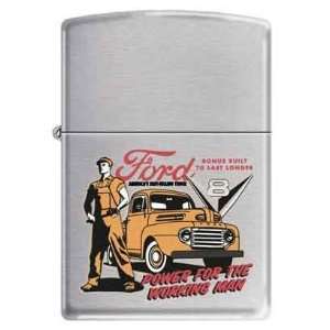 Zippo Custom Ligher   Vintage Ford V8 Power for the Working Man New 