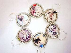 WHIMSICAL SAYINGS ALTERED ART CUTE DRINK WINE CHARMS  