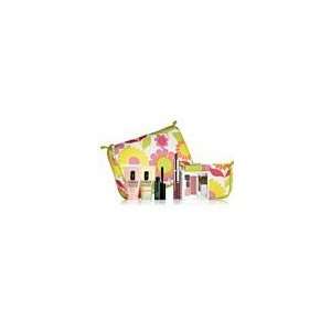    Clinique Spring 2012 2 pc. Cosmetic Bag Set w/Cosmetics Beauty