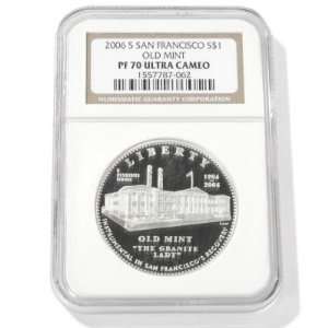  2006 San Francisco Old Mint Commemorative Dollar PF70 NGC 