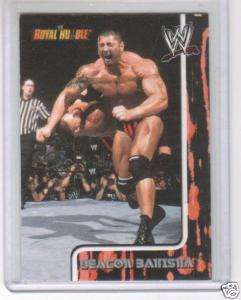 02 Fleer WWE Royal Rumble Deacon Batista  