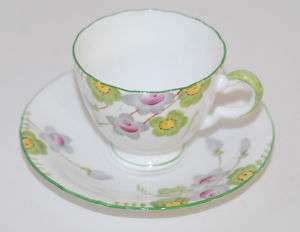 Lovely Delphine China Cup & Saucer Made in England 1815  