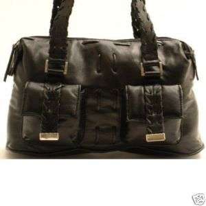 Black Designer Inspired Handbag Purse Bucket Hand Bag  