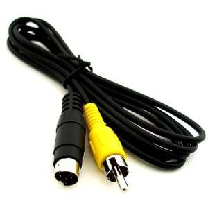  Universal 4 pin mini DIN Male S Video to RCA Male Cable 