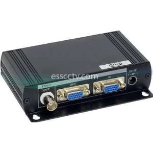 to Composite Video BNC Converter, Dual Output to BNC and VGA, Output 