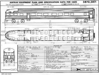 Ultimate early Amtrak passenger car diagram book 700pgs  