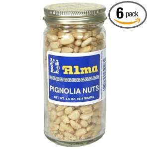 Alma Pignolia Nuts, 3.5 Ounce Container Grocery & Gourmet Food