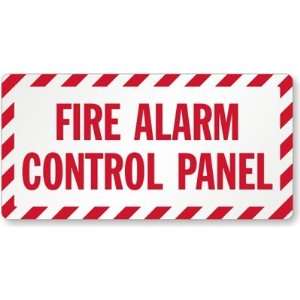  Fire Alarm Control Panel Laminated Vinyl Label, 10 x 5 