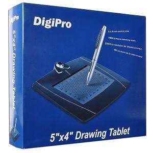 NEW 5.5 x 4 DigiPro WP5540 USB Graphics Tablet w/Cordless Drawing 