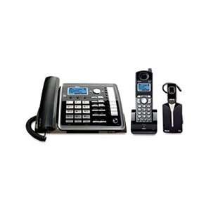    LINE CORDED/CORDLESS PHONE SYSTEM WITH CORDLESS HEADSET Electronics